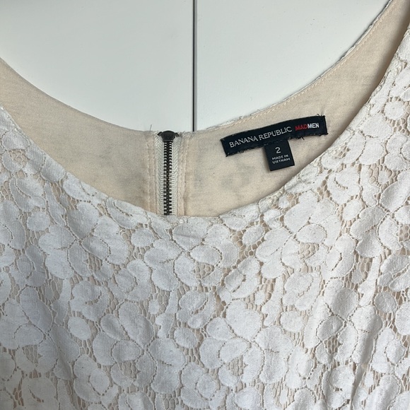 Cream lace summer dress - Picture 3 of 3